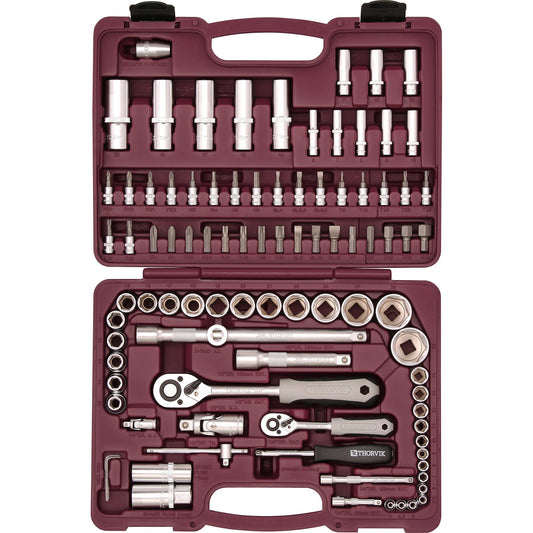 1/4", 1/2" DR Universal Tool Set 94 Piece Mechanics, Garage & Household Tools UTS0094 Thorvik