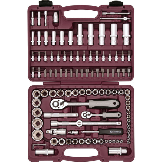 1/4", 1/2" DR Universal tool set, 108 pcs UTS0108 Thorvik Tools