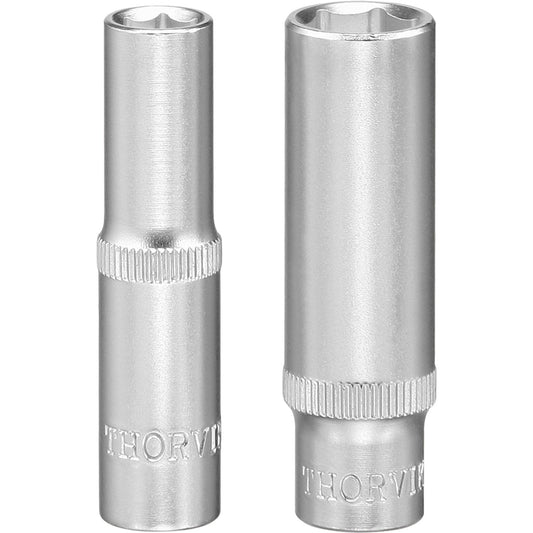 Flank deep socket, 1/4" DR Thorvik Tools