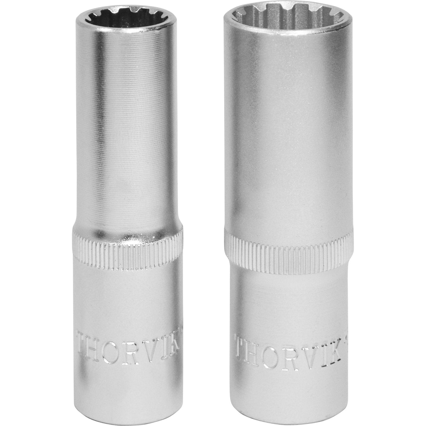 Flank deep socket, Multiprof, 1/2" DR Thorvik Tools