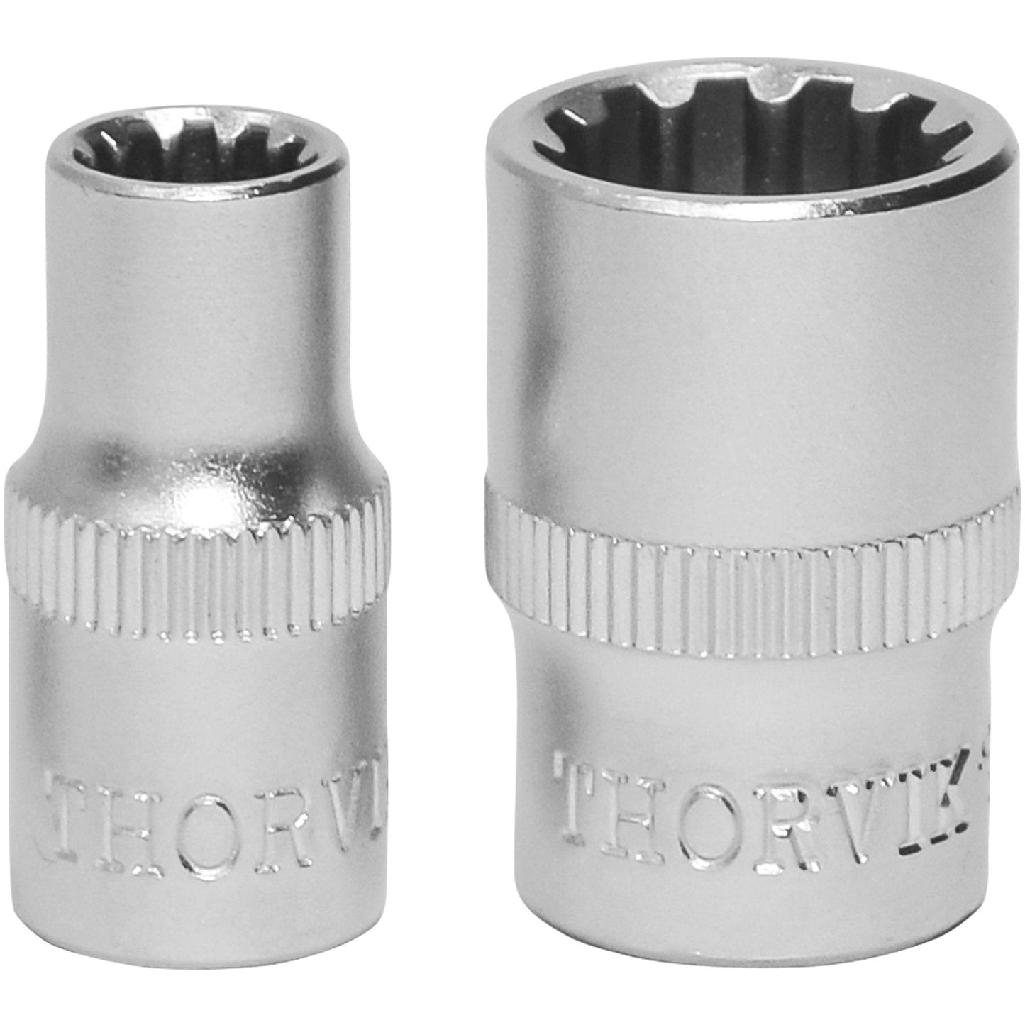 Flank socket, Multiprof, 1/4" DR Thorvik Tools