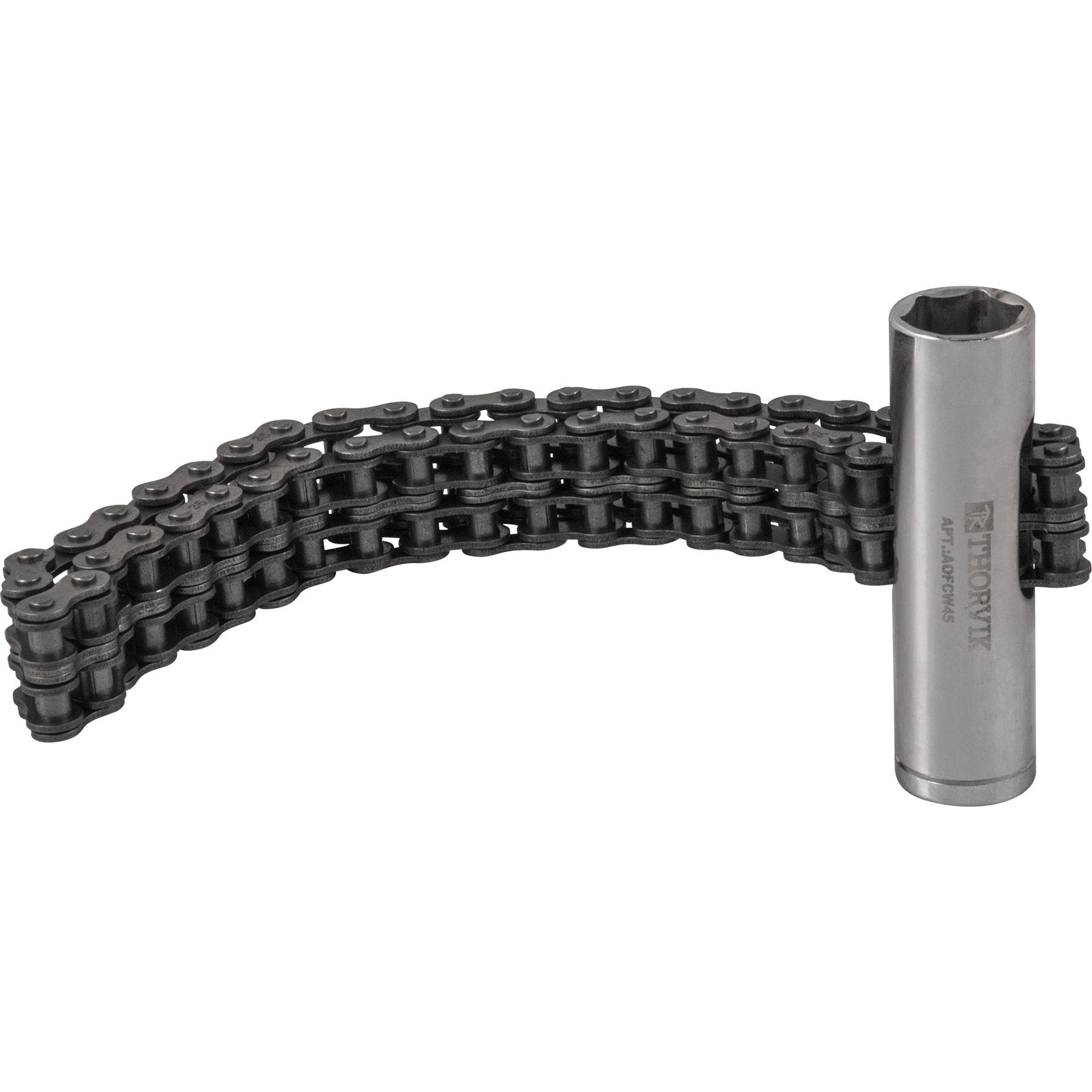 Oil filter chain wrench 1/2"DR, 16 mm, HDR, up to 120 mm AOFCW45 Thorvik Tools
