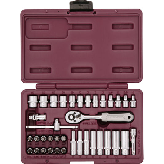 Tool set, 1/4" DR 38 pcs UTS0038 Thorvik Tools