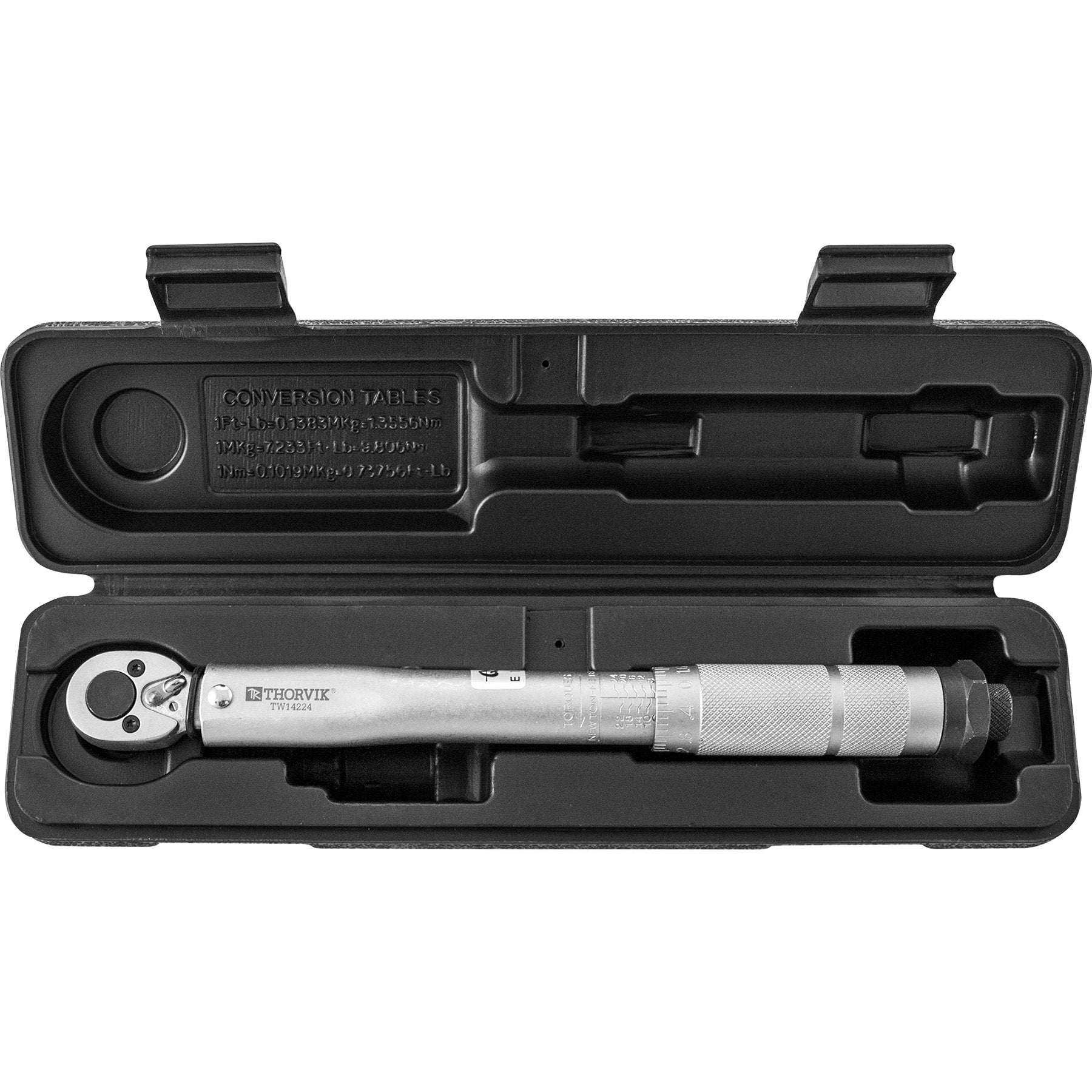 Torque wrench 1/4"DR, 2-24 Nm TW14224 Thorvik tools